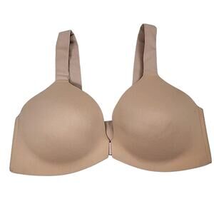 Spanx Bra-Llelujah Naked 2.0 Wire-Free Lightly Lined Size 36D Front Close 30017r